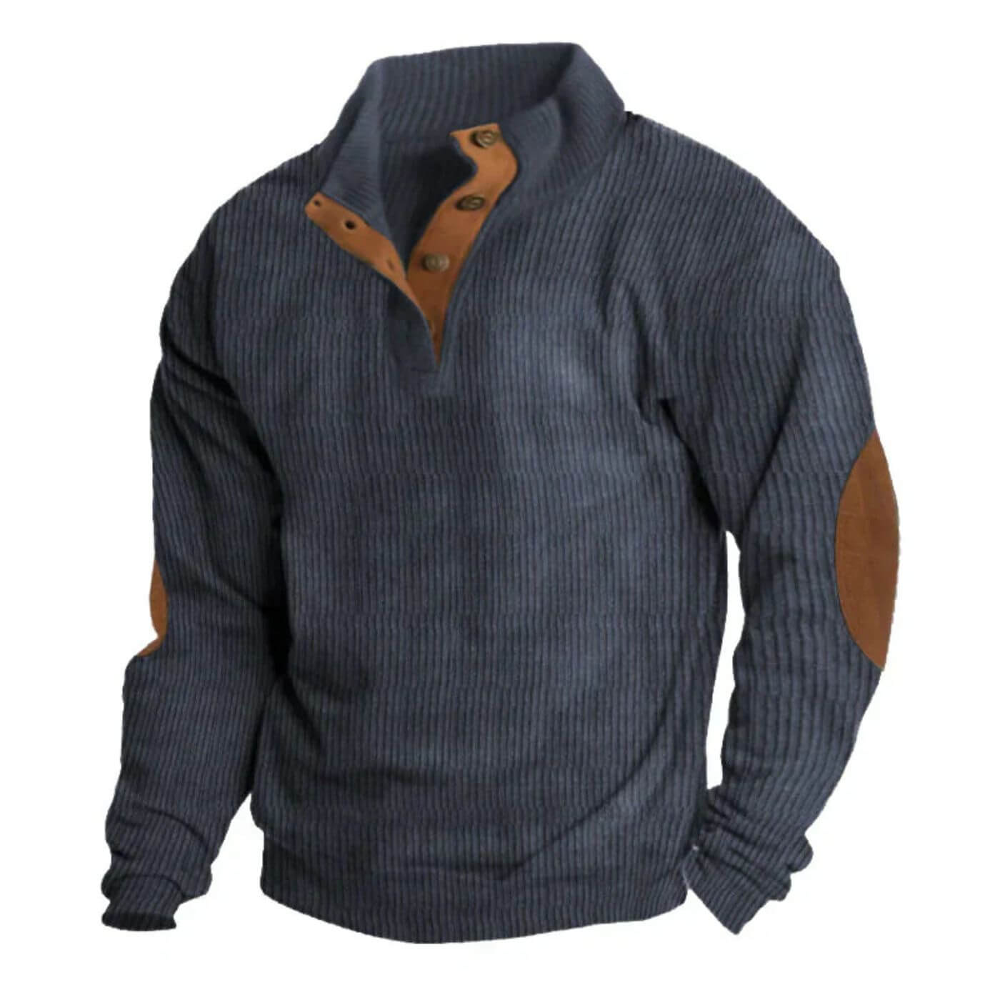 Alexander™ - Ribbed Lapel Collar Sweater