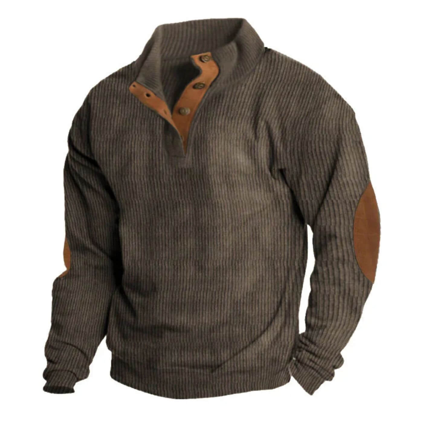 Alexander™ - Ribbed Lapel Collar Sweater