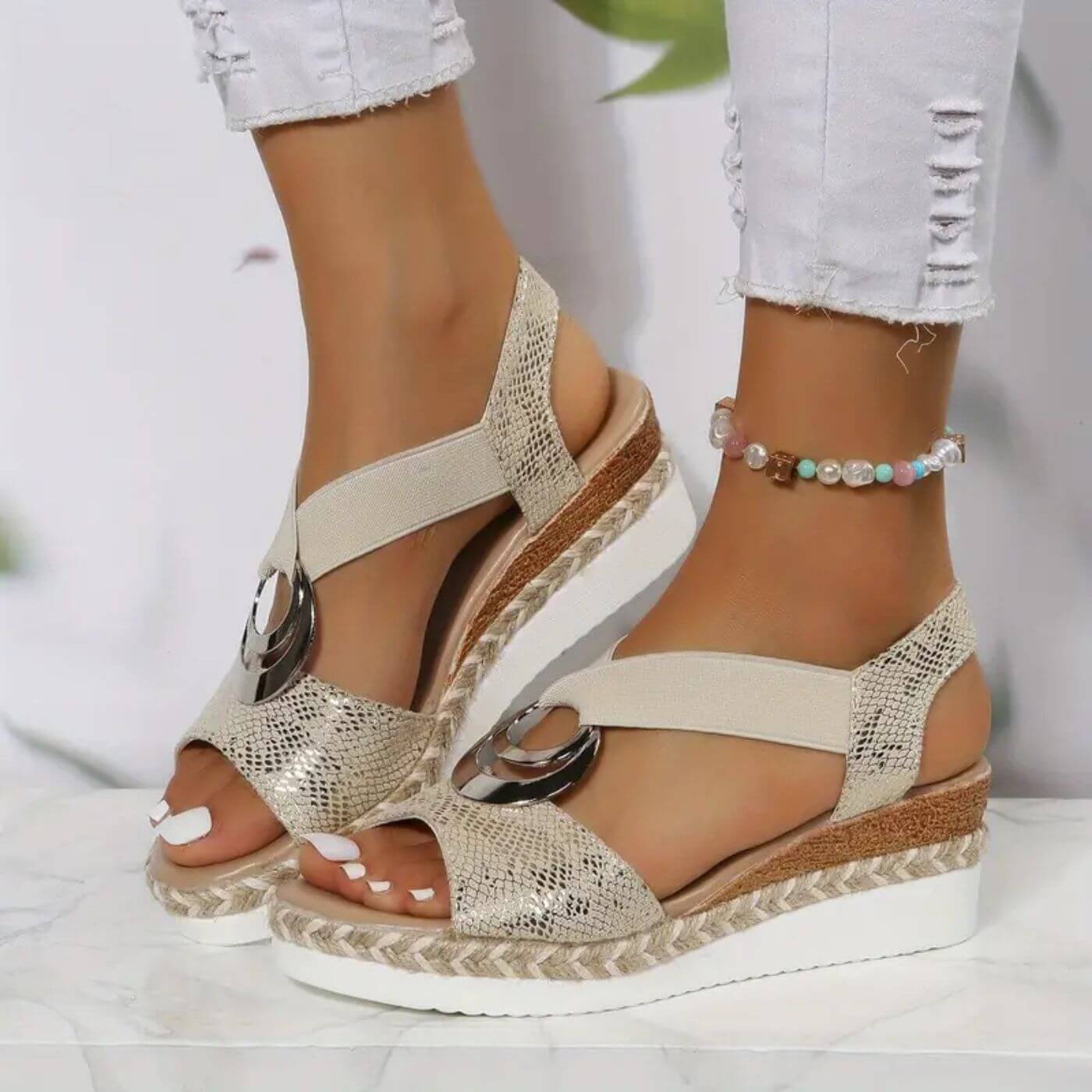 Amira™ – Comfortable Orthopedic Wedge Sandals