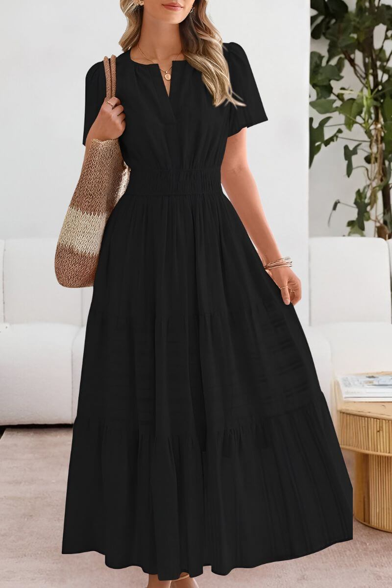 Anick™ – Elegant Boho Summer Maxi Dress