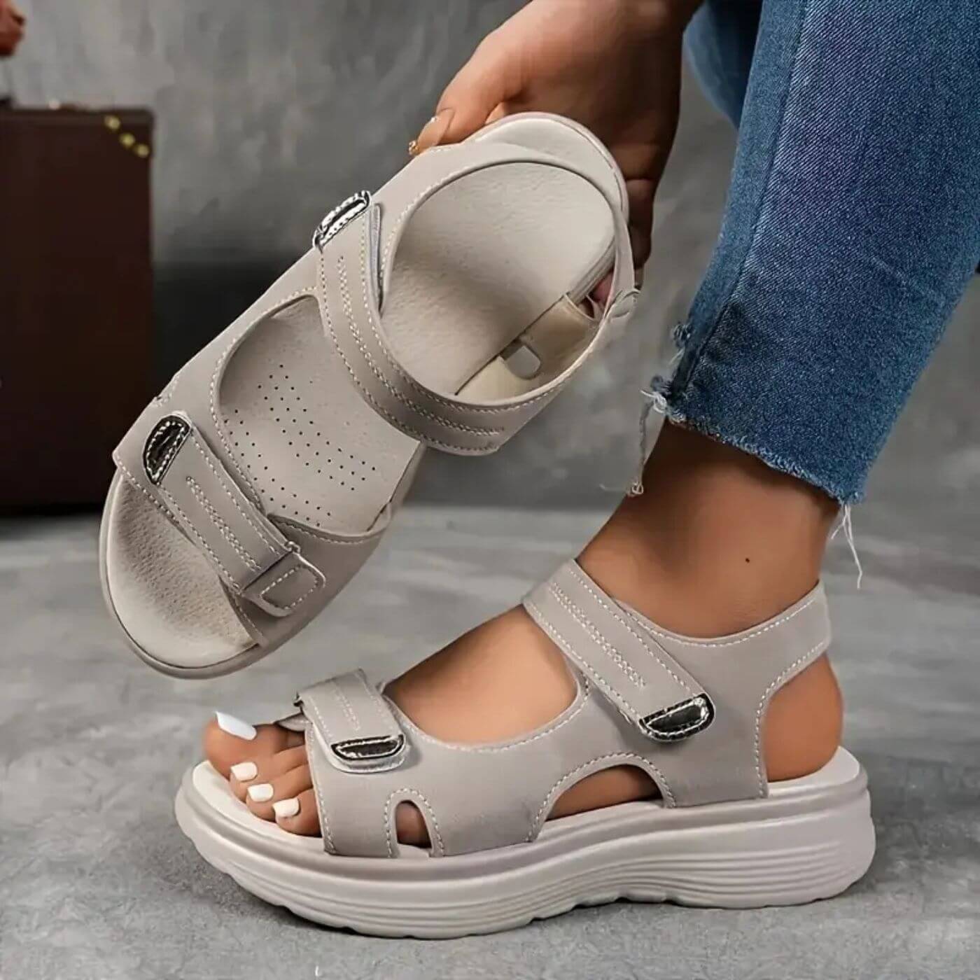 Blanche™ – Comfortable Orthopedic Wedge Sandals