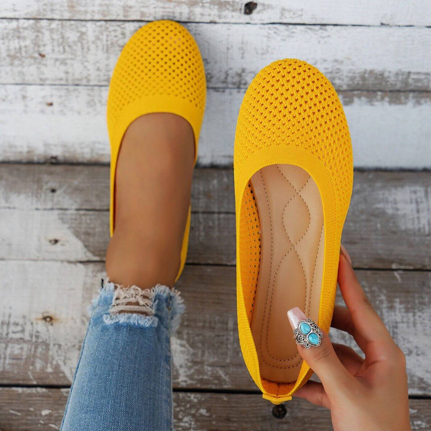 Caitlin™ – Breathable Comfort Ballet Summer Shoes