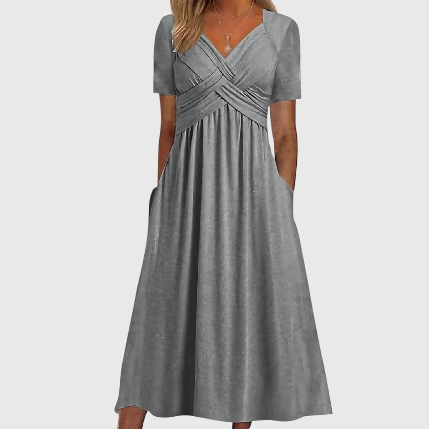 Chantal™ – Tummy Coverage Elegant Midi Dress