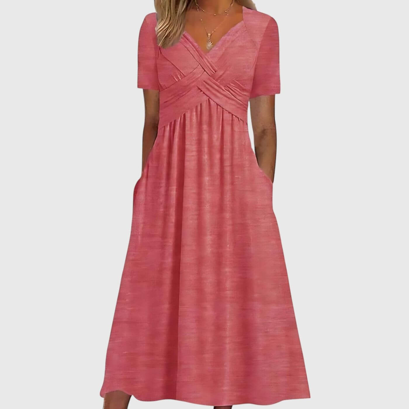 Chantal™ – Tummy Coverage Elegant Midi Dress