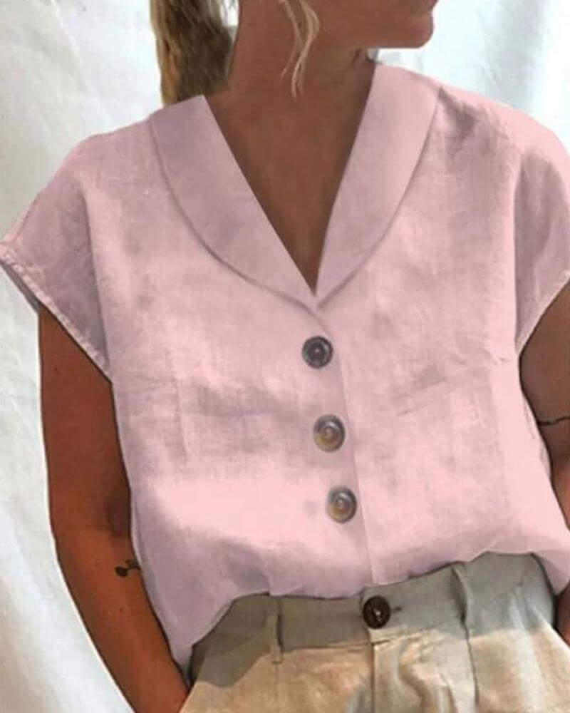 Chloe™ - Comfortable Collar Blouse