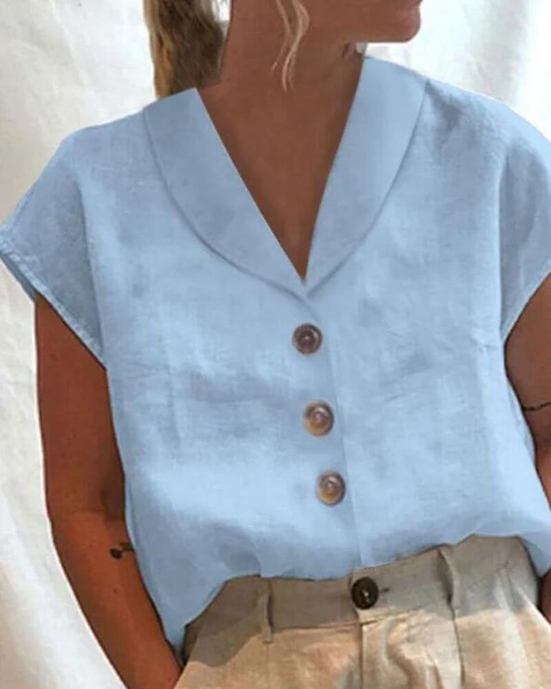 Chloe™ - Comfortable Collar Blouse