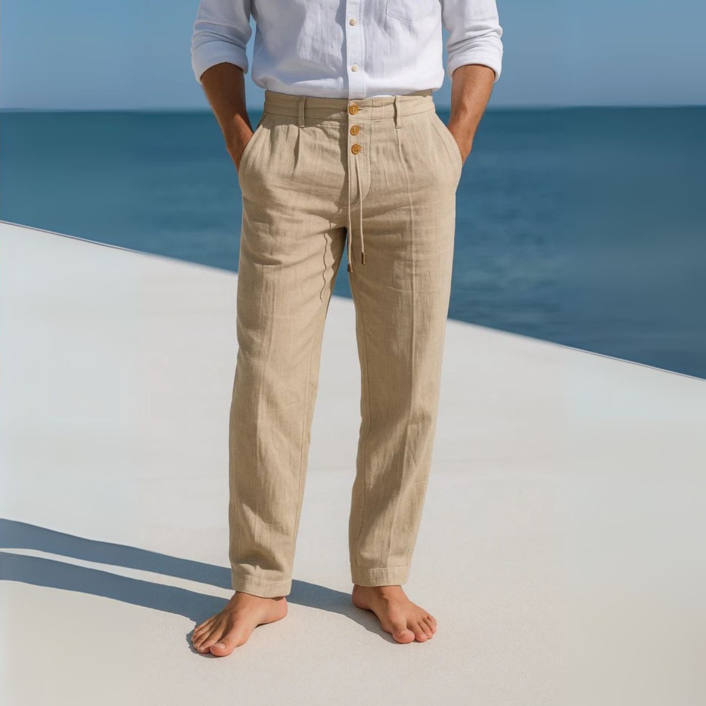 Cody™ – Breathable Relaxed Fit Linen Trousers