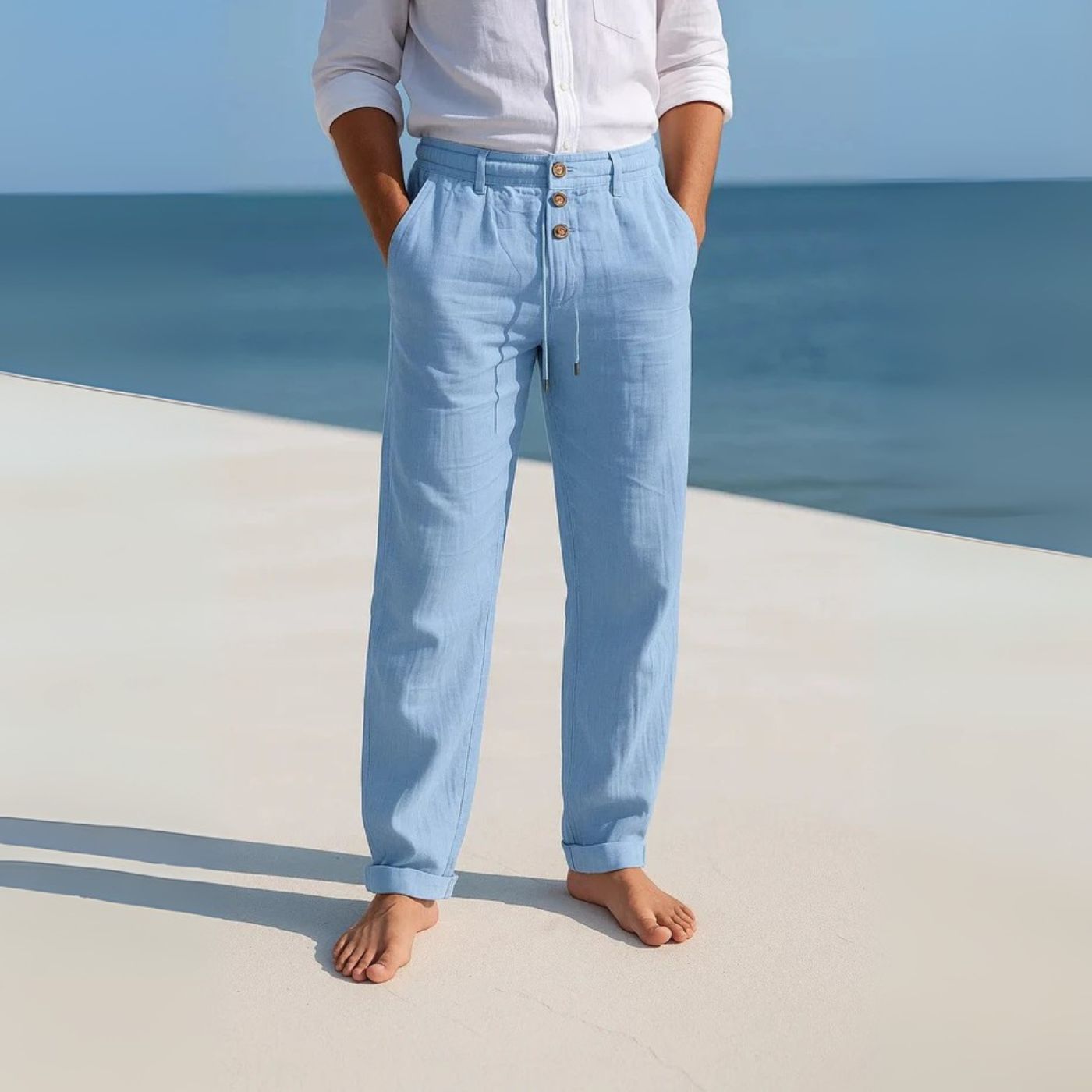 Cody™ – Breathable Relaxed Fit Linen Trousers