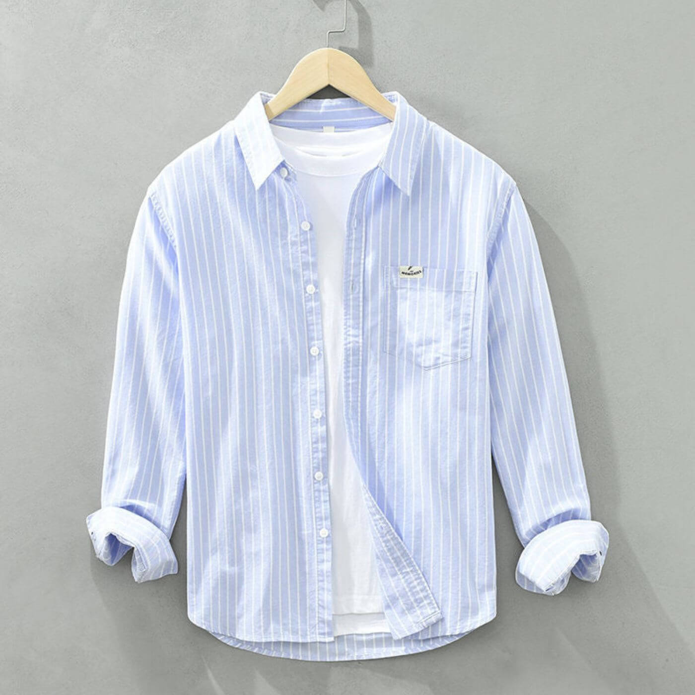 Derrick™ – Premium Striped Long Sleeve Shirt