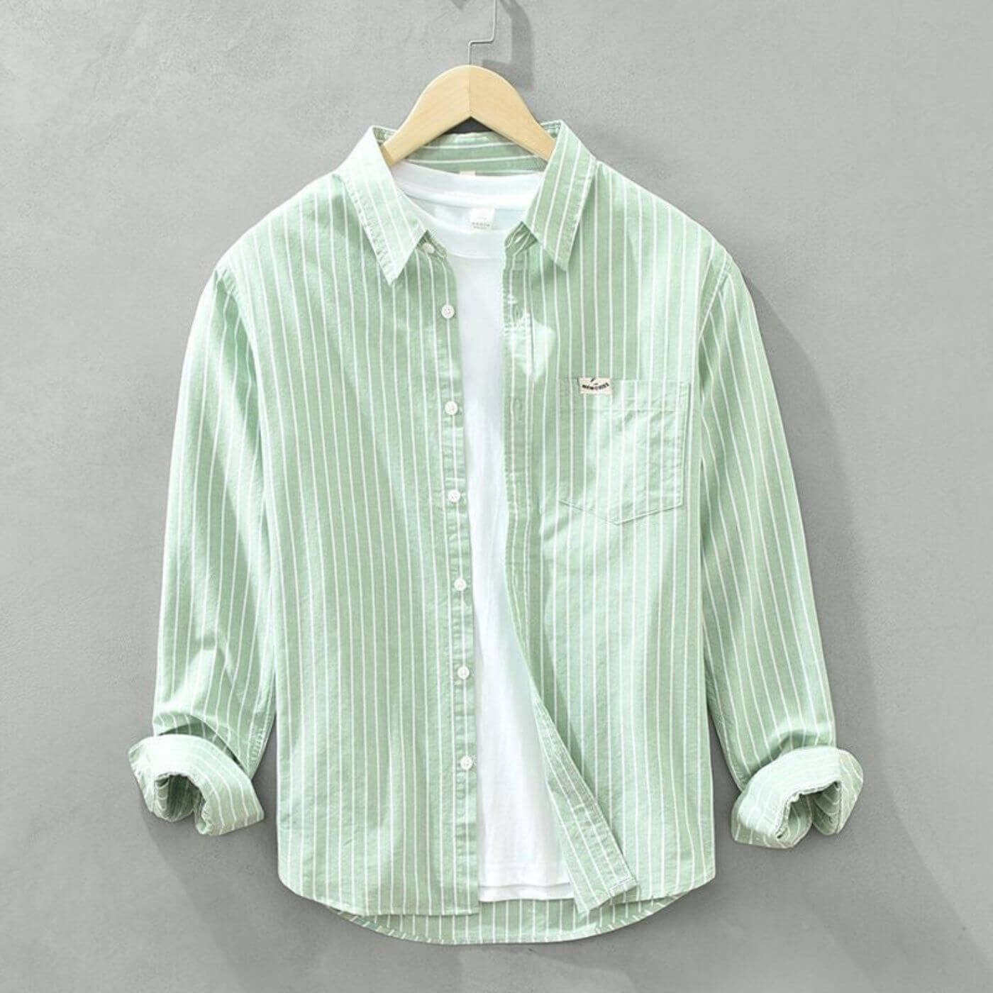 Derrick™ – Premium Striped Long Sleeve Shirt