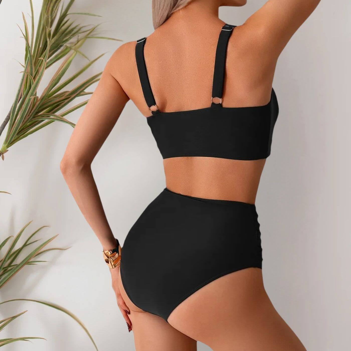 Estelle™ – High Waist 2 Piece Summer Bandeau Bikini