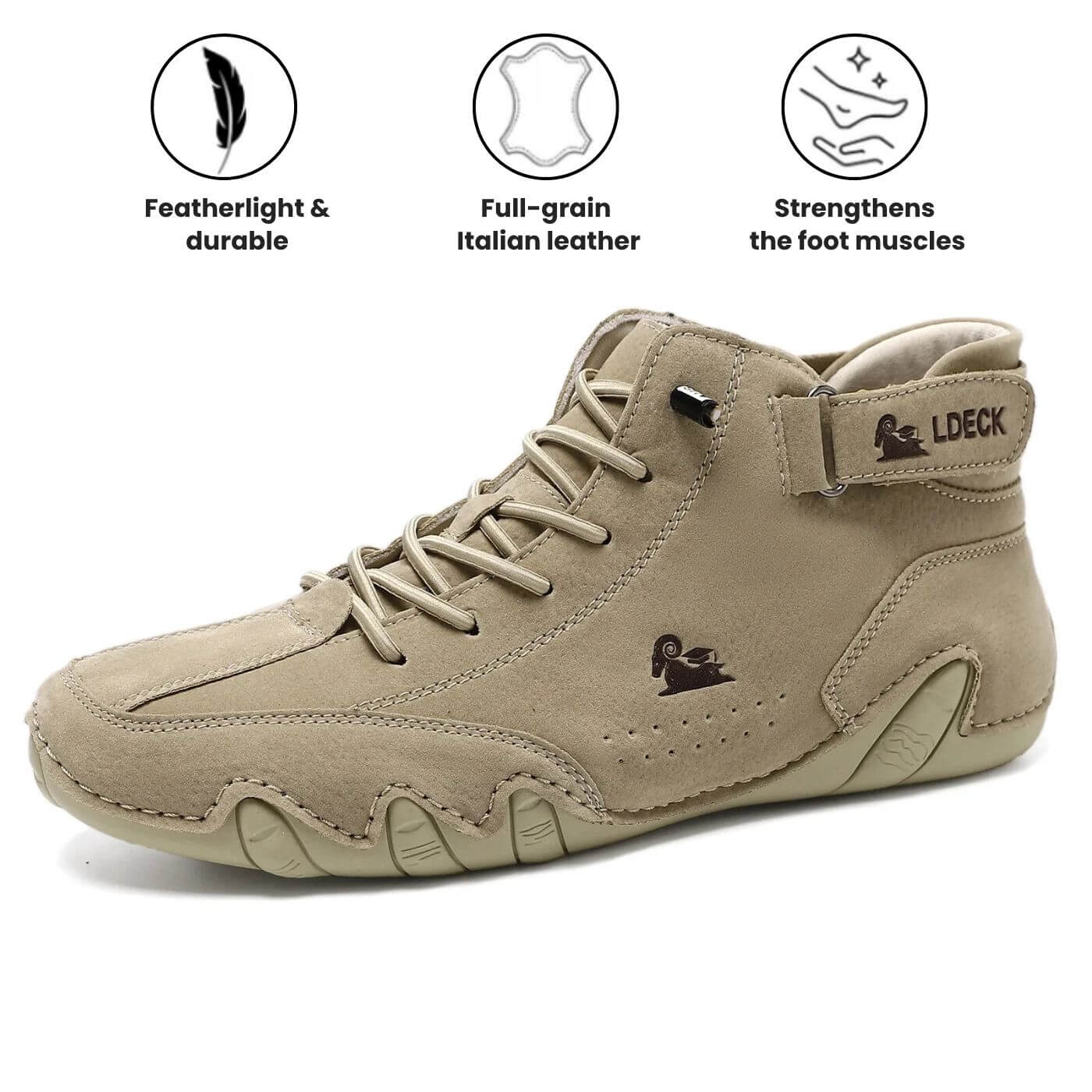 Ethan™ – Premium Leather Barefoot Orthopedic Shoes