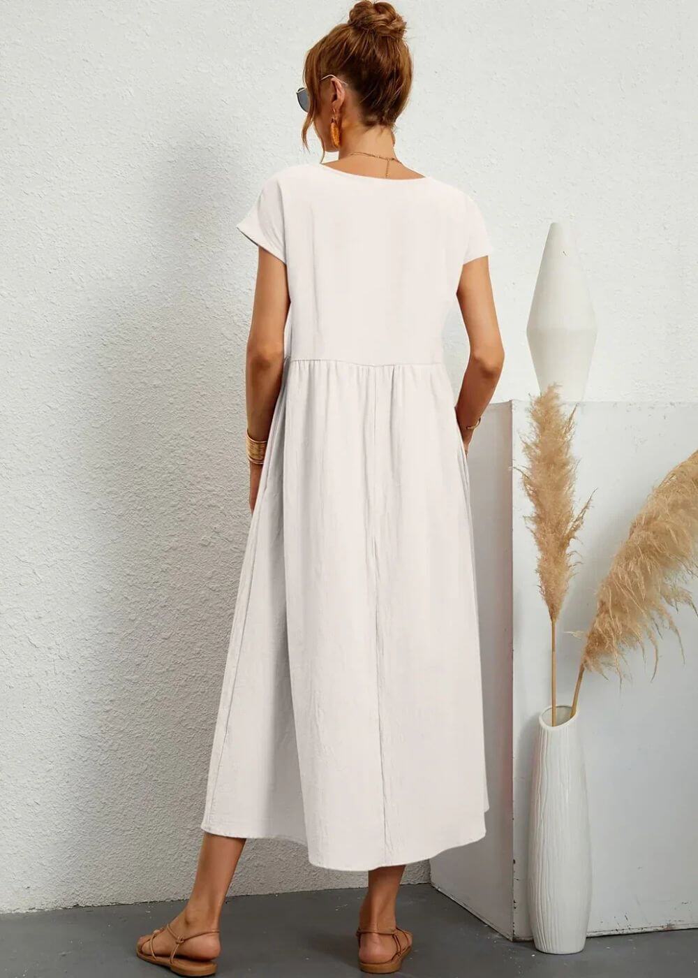 Felicia™ – Elegant Summer Dress with Pockets