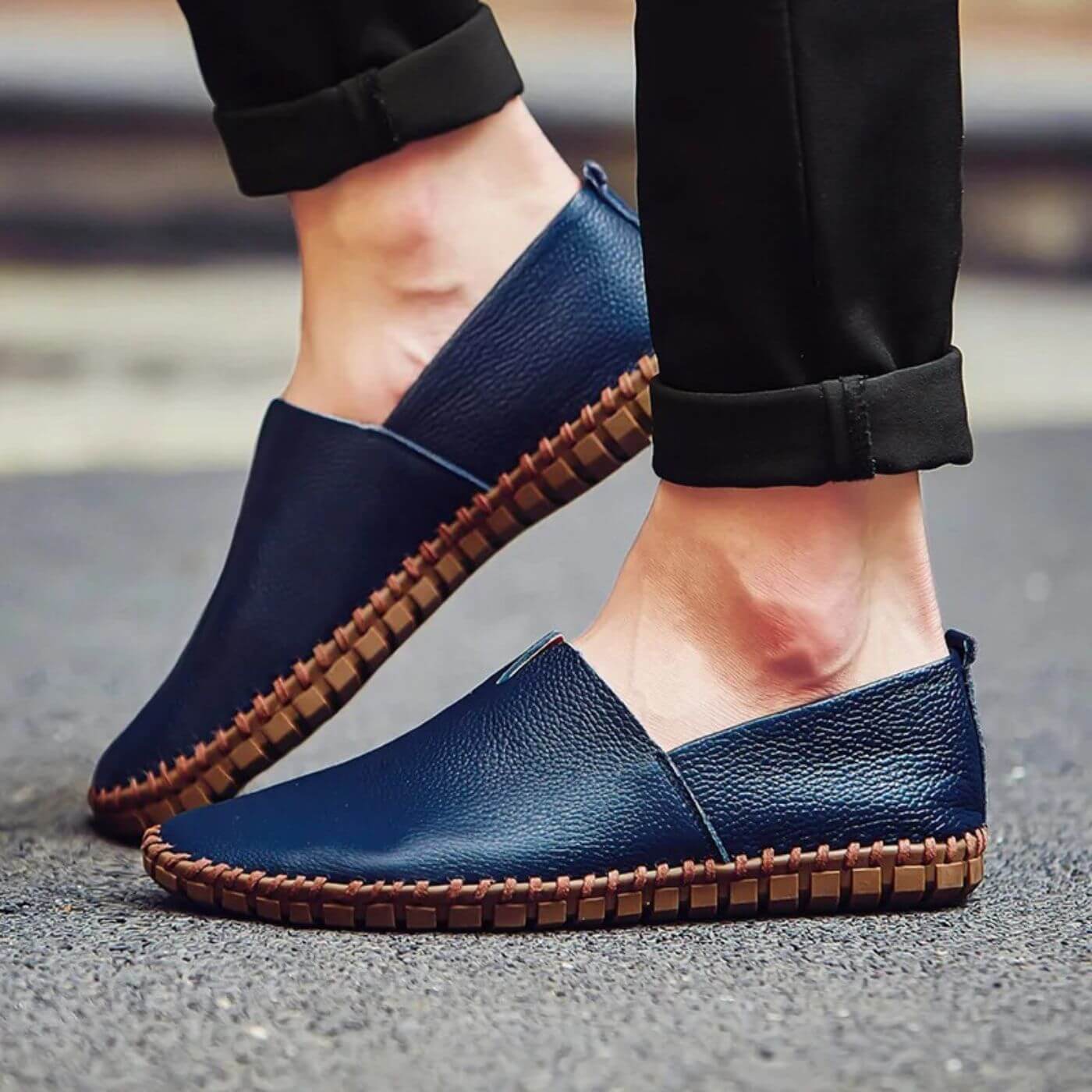 Luke – Mocassins orthopédiques en cuir de qualité supérieure