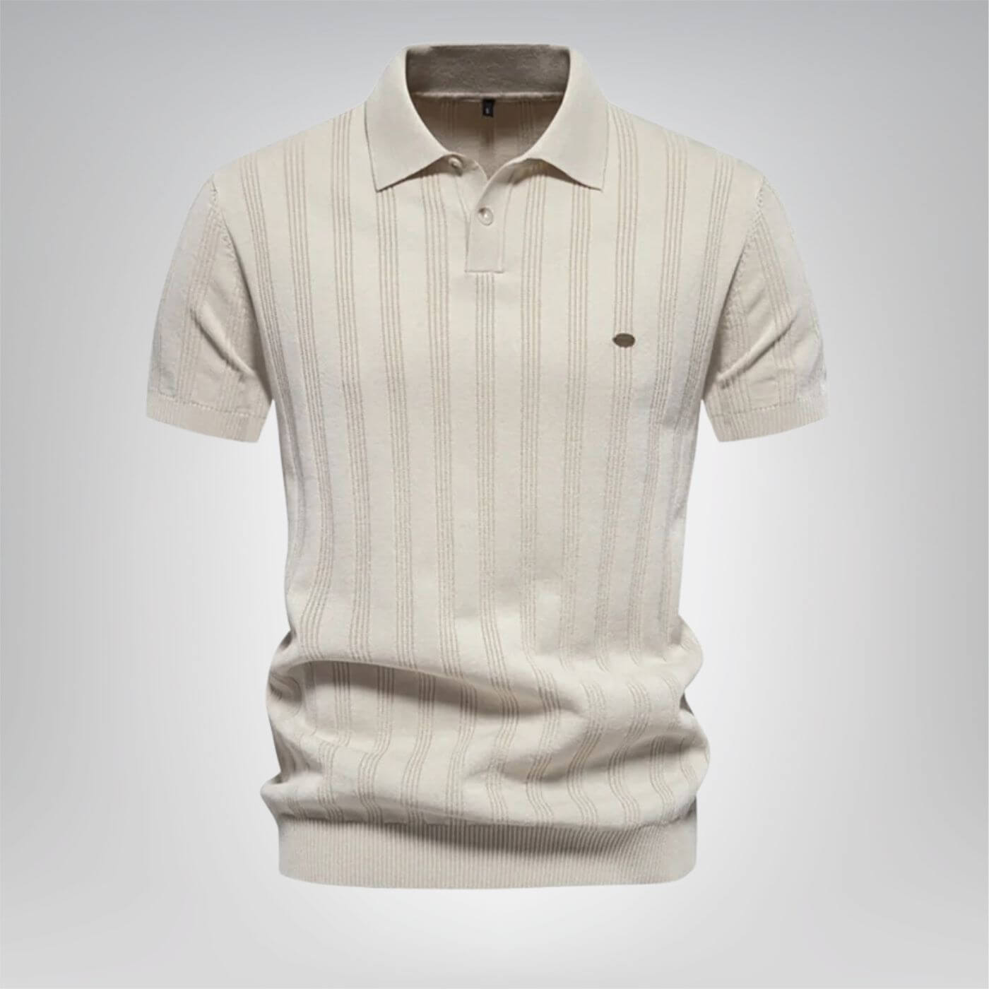 Guillermo™ - Ribbed Knit Comfortable Polo Shirt (1+1 FREE)