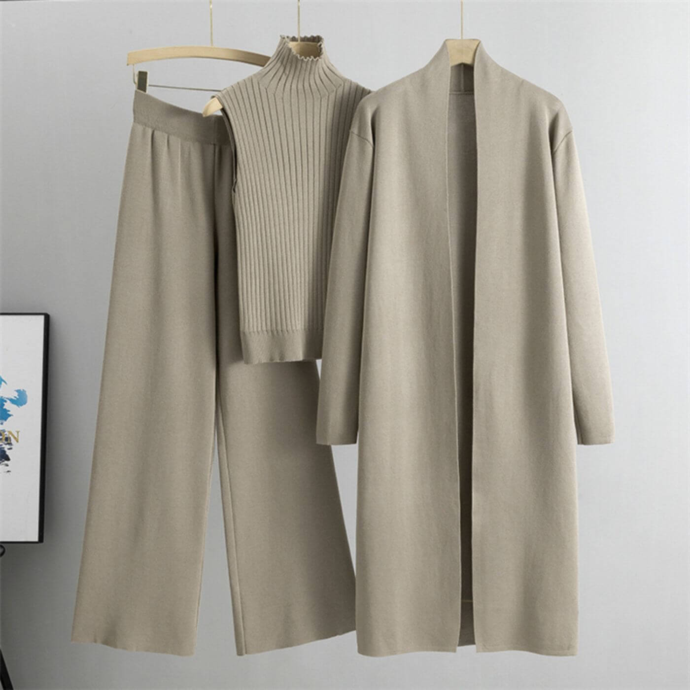 Jessica™ – Minimalist 3 Piece Knit Set