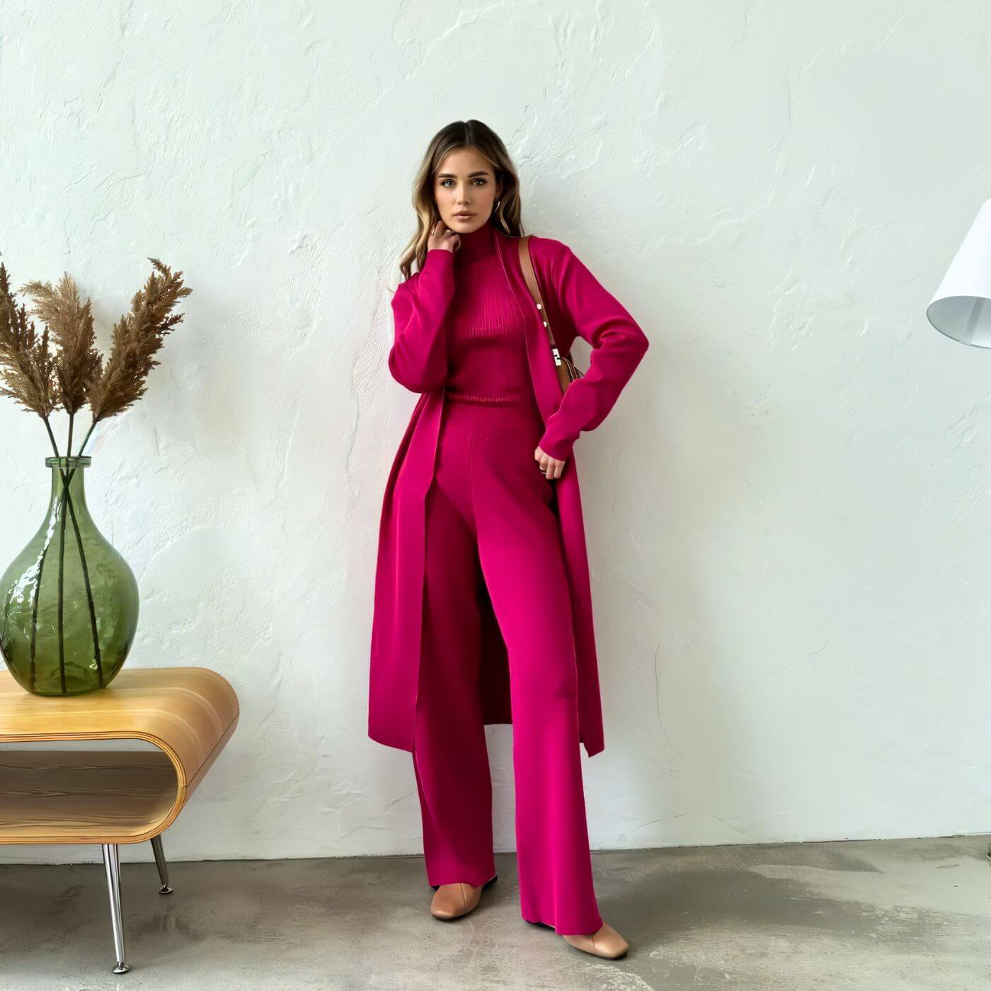 Jessica™ – Minimalist 3 Piece Knit Set