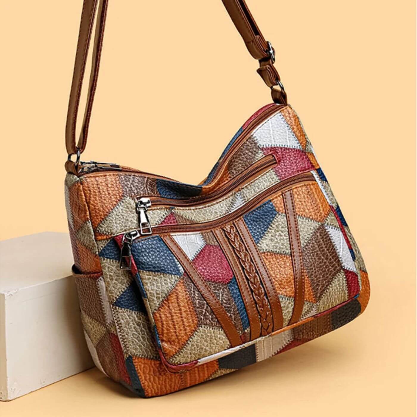 Maeve™ - Vintage Vegan Leather Handbag