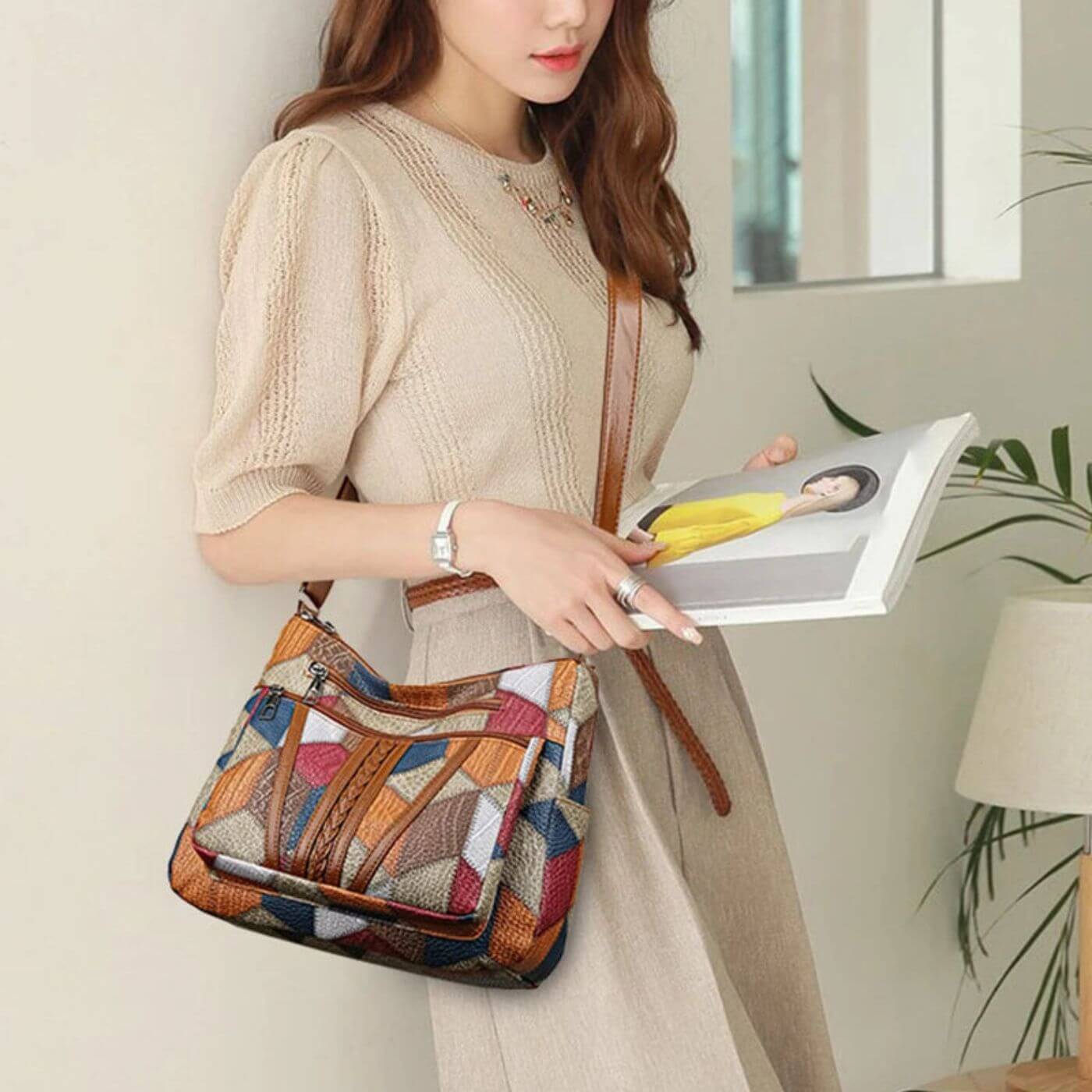 Maeve™ - Vintage Vegan Leather Handbag