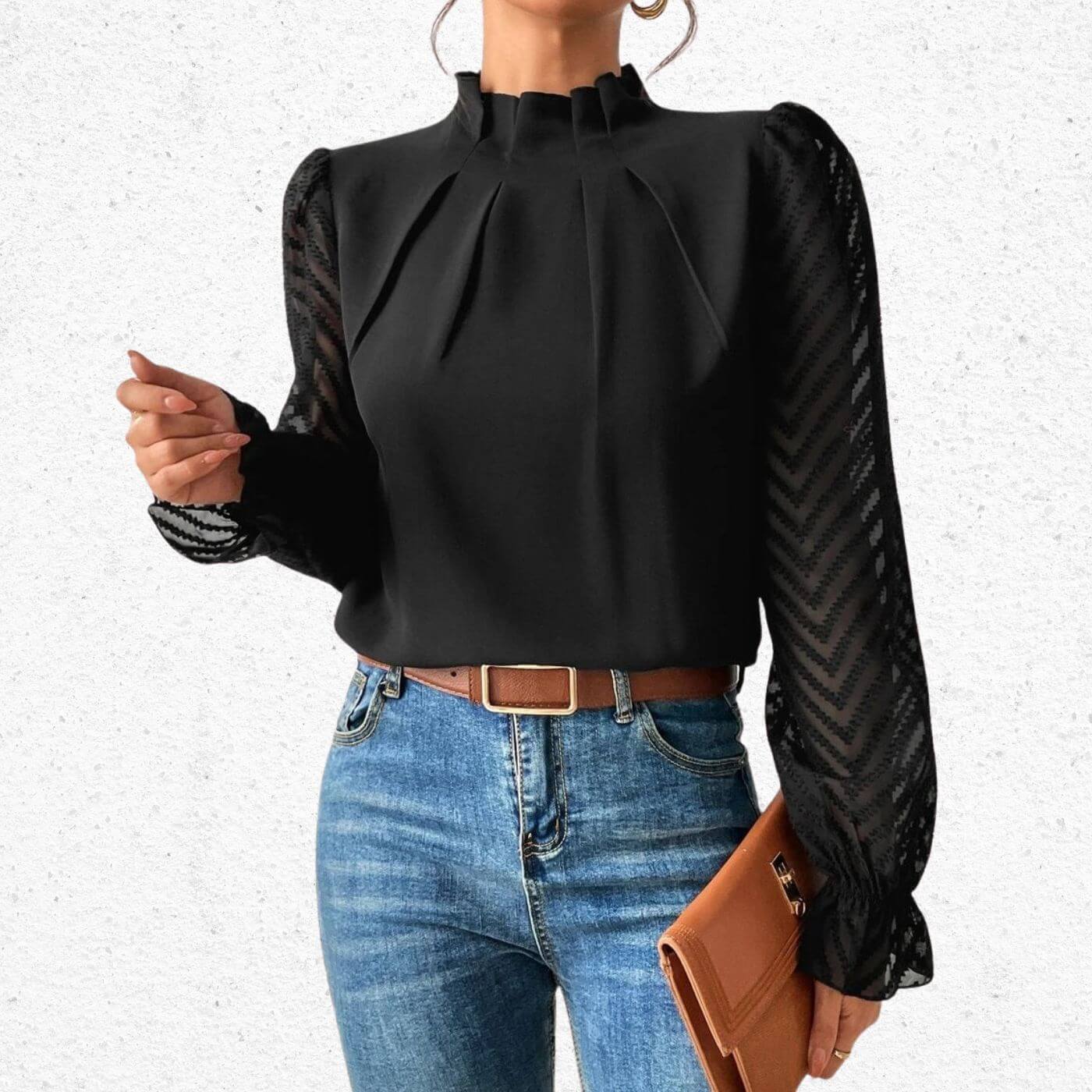 Maria™ - Elegant Long Sleeve Top