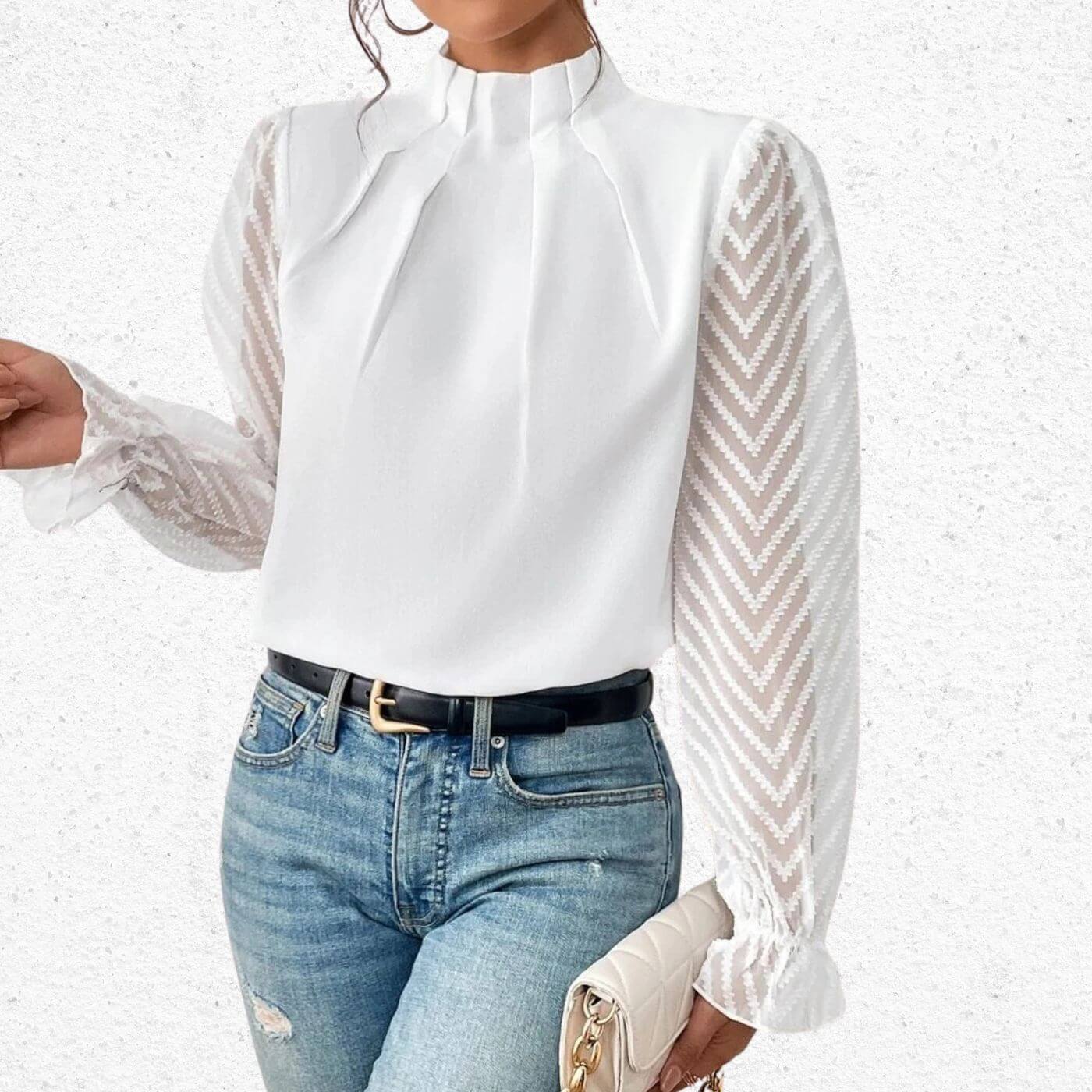 Maria™ - Elegant Long Sleeve Top