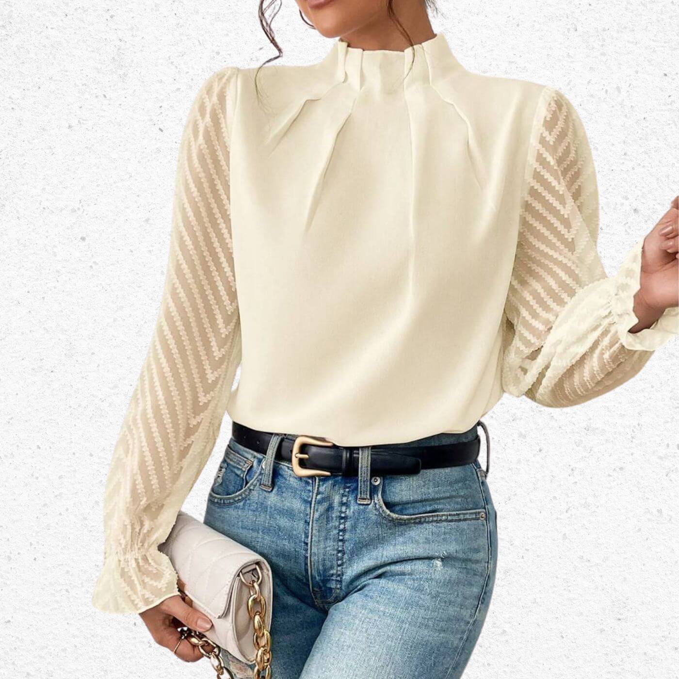 Maria™ - Elegant Long Sleeve Top