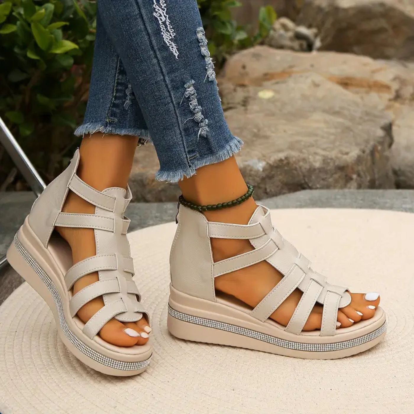 Marianne™ – Elegant Wedge Orthopedic Sandals