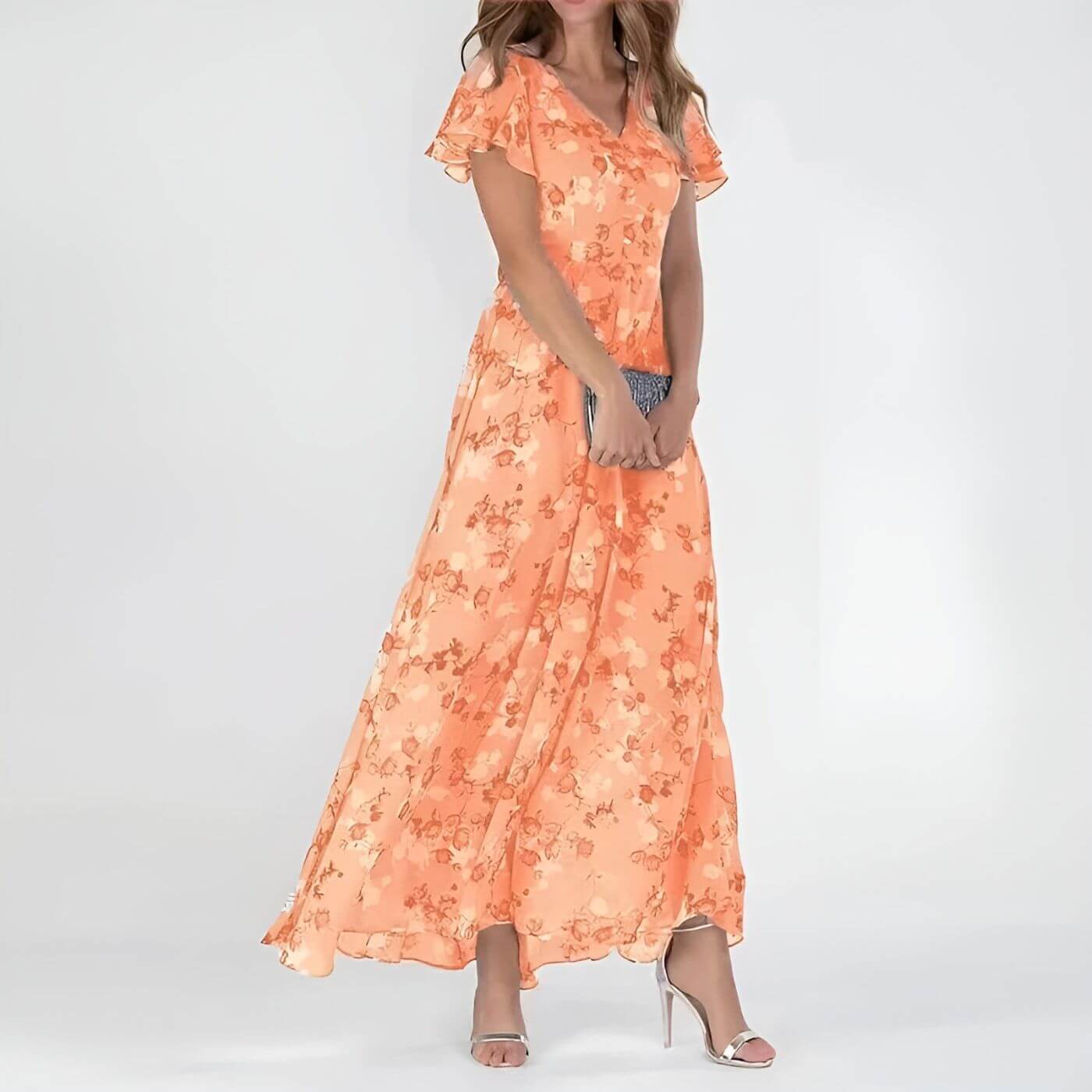 Michelle™ – Elegant Flowy Maxi Dress