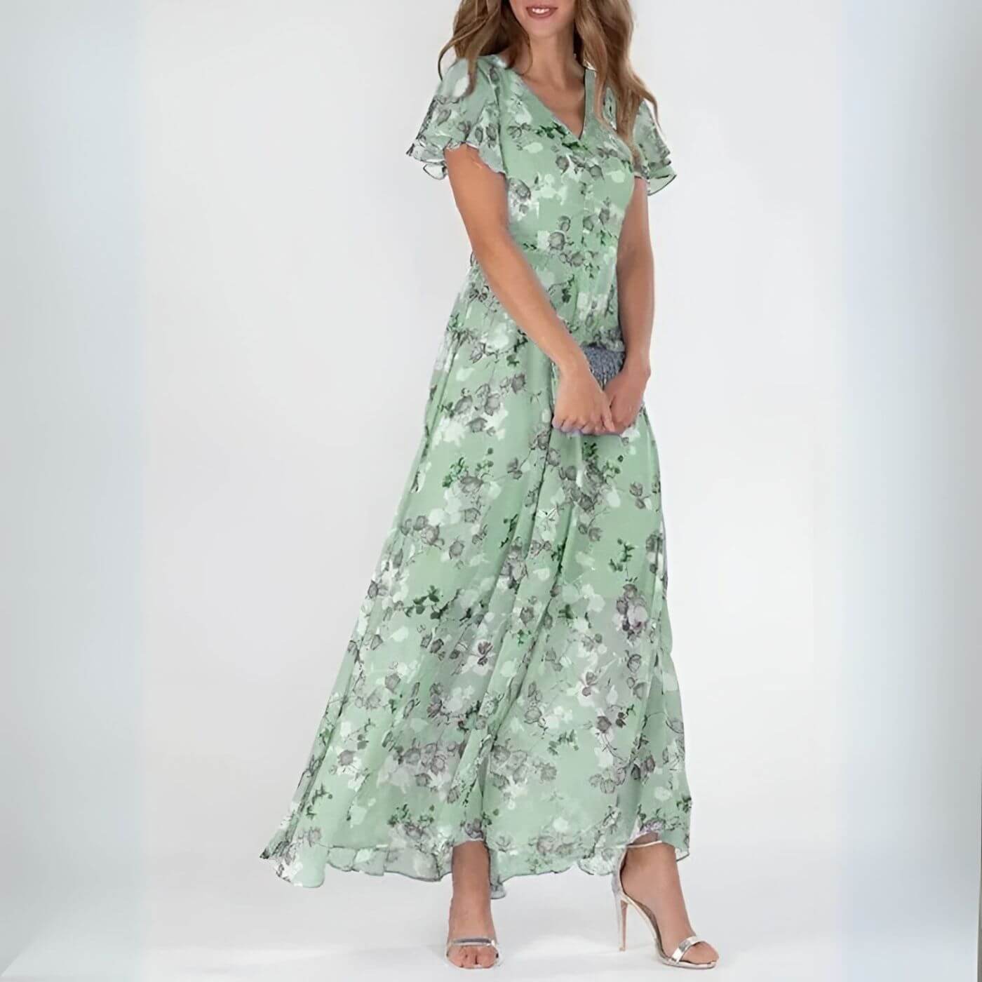 Michelle™ – Elegant Flowy Maxi Dress