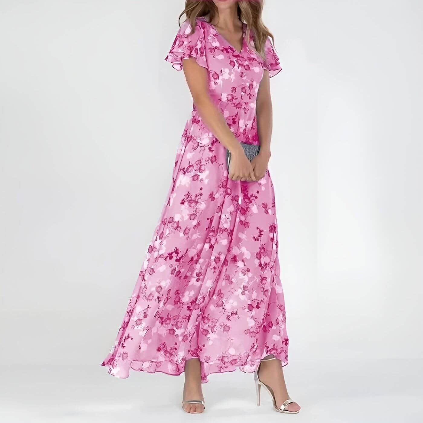 Michelle™ – Elegant Flowy Maxi Dress