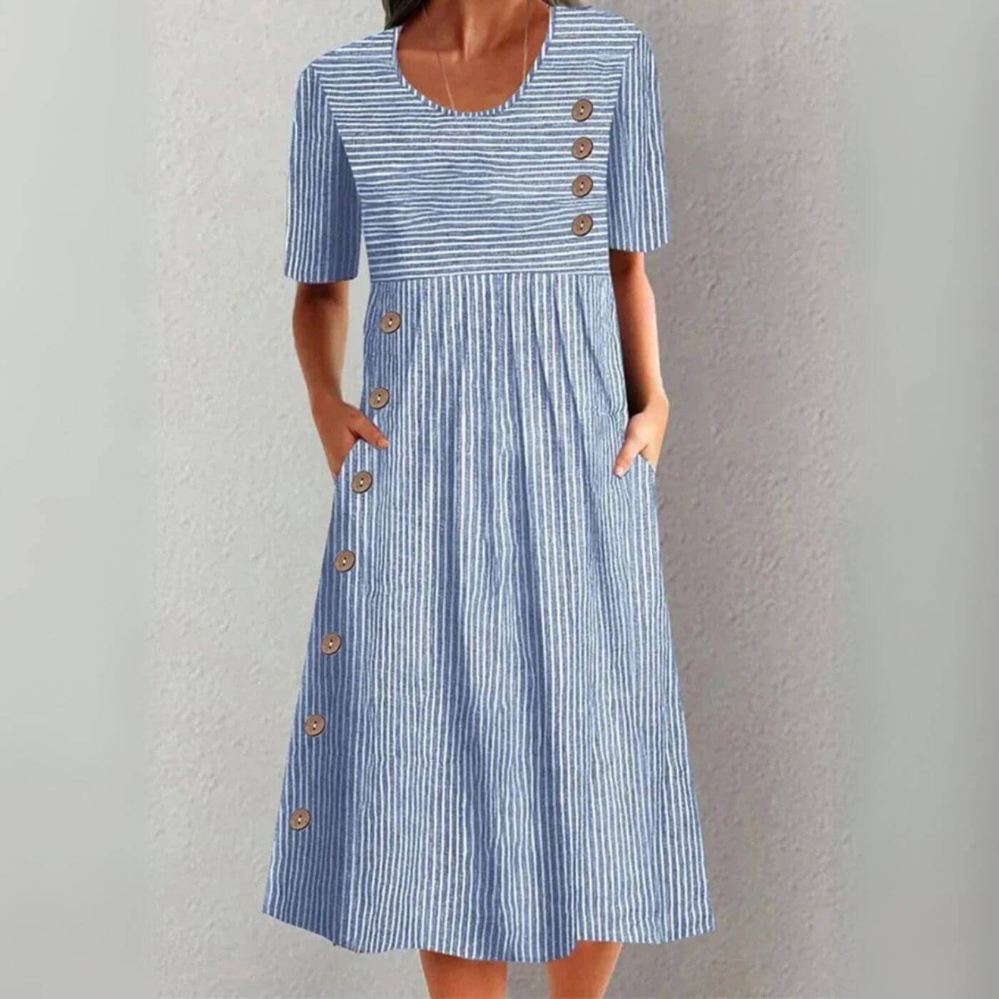 Sophie™ – Tummy Coverage Comfortable Midi Dress