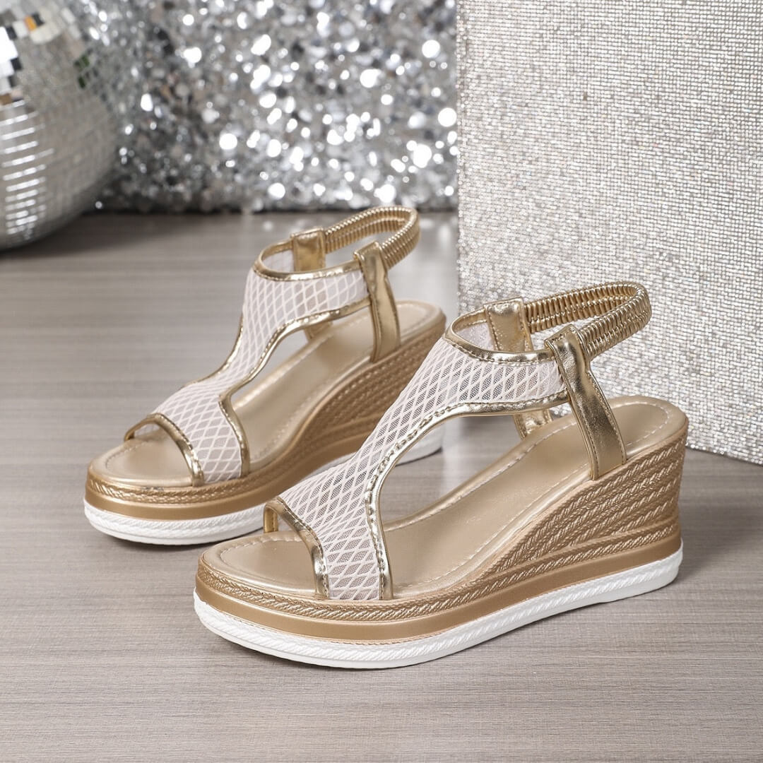 Vera™ – Elegant Orthopedic Slip-on Sandals for Women with Wedge Heel