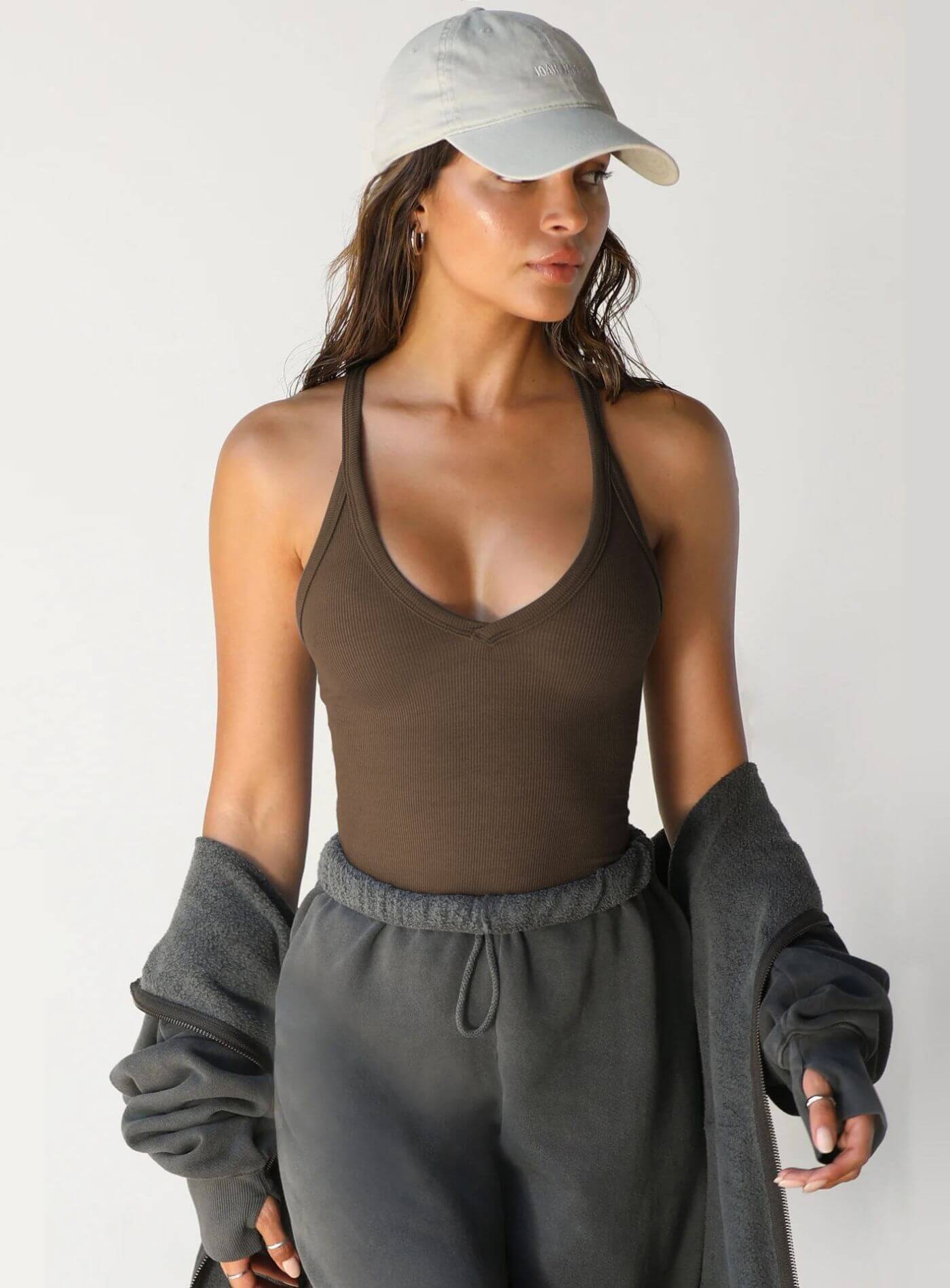 Yasmine™ - Deep V-Neck Tank Top